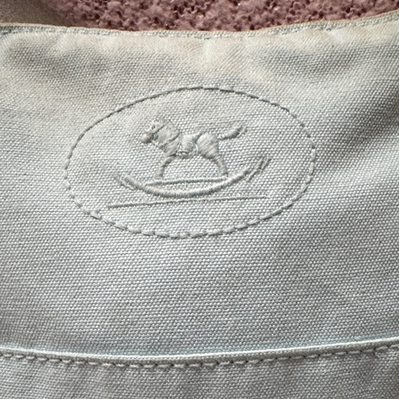 Hermes Bollide Canvas Bag in Robins Egg Blue - Picture 1 of 11